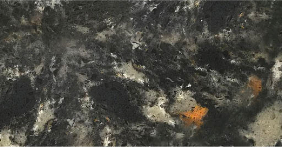 Black quartz material template